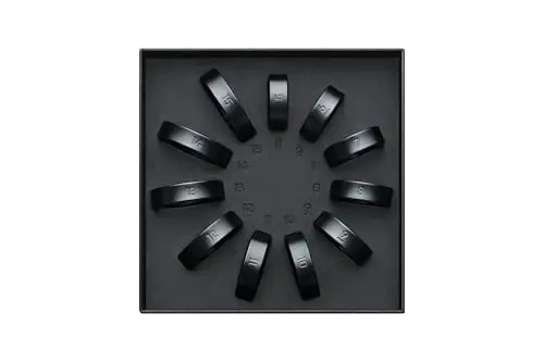 SAMSUNG Galaxy Ring o'lchamlarini aniqlash to'plami, sotib olishdan oldin o'lchamni aniqlang + kelajakdagi Galaxy Ring xaridi uchun $10ModazoneCredits oling, 11 ta namunaviy o'lchamni o'z ichiga oladi 