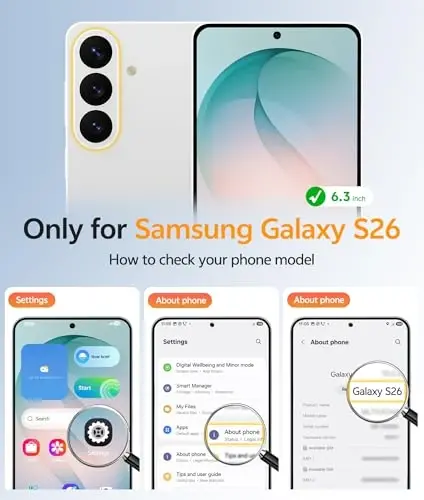 FNTCASE for Samsung Galaxy S26 Case, Fit for Magsafe, with Screen Protector | Full Camera Protection, Translucent Matte, 14FT Military Grade Drop Proof, Shockproof Protective Phone Cover, Sagebrush Green - 2