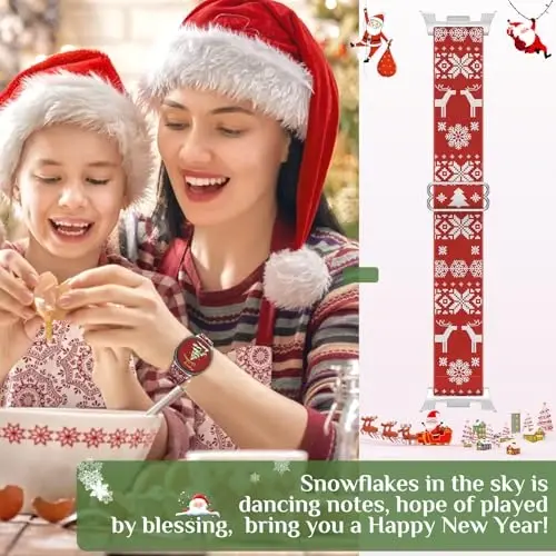 Samsung Galaxy Saat Kordonları Kadınlar için LETOID, Samsung Galaxy Watch 8/7/6/5/4/FE, Active 2 için Tasarlanmış Bling Esnek Naylon Kayış – Yumuşak, Nefes Alabilir, Ayarlanabilir, Simli Elastik Bileklik - 5