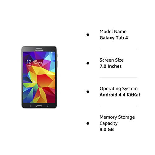 Samsung Galaxy Tab 4 (7 dyuym, qora) (Yangilangan) - 9