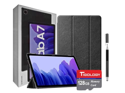 SAMSUNG Galaxy Tab A7 10.4'' (2000x1200) with Wi-Fi, Qualcomm Snapdragon 662, Bluetooth, 3GB RAM, 64GB Storage, Gray + Accessories - 1