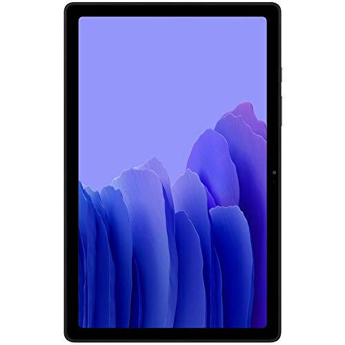 Samsung Galaxy Tab A7 10.4 (2020, WiFi + Hücresel) 32GB 4G LTE Tablet & Telefon (Arama Yapabilir) GSM Kilitsiz, Uluslararası Model, ABD Şarj Adaptörü Dahil - SM-T505 (WiFi + Hücresel, Koyu Gri) - 5