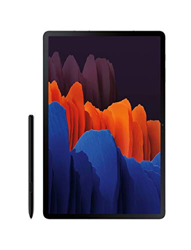 Samsung Galaxy Tab S7+ 128 GB Wi-Fi 5G Tablet (Verizon, Mystic Black) (Renewed) - 1