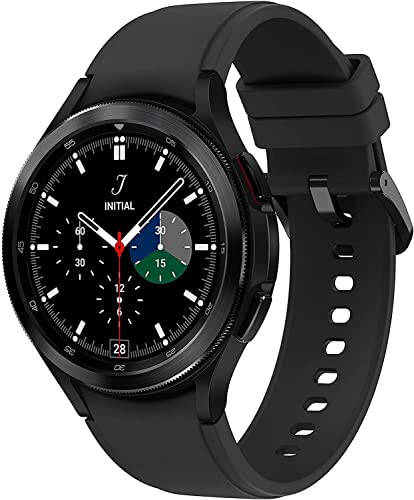 Samsung Galaxy Watch 4 Classic 46mm Smartwatch with ECG Monitor Tracker for Health Fitness Running Sleep Cycles GPS Fall Detection LTE US Version, Black (Renewed) - 1