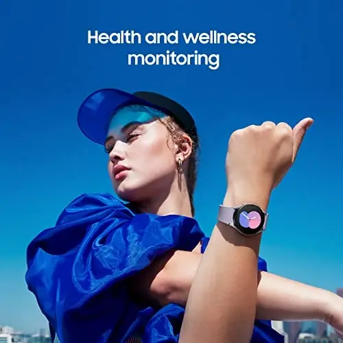 SAMSUNG Galaxy Watch 5 40mm Bluetooth Smartwatch w/Body, Health, Fitness and Sleep Tracker, Sapphire Crystal Glass, Enhanced GPS Tracking, US Version, Pink Gold Bezel w/Pink Band (Renewed) - 4