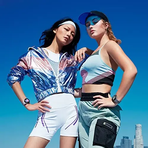 SAMSUNG Galaxy Watch 5 40mm Bluetooth Smartwatch w/Body, Health, Fitness and Sleep Tracker, Sapphire Crystal Glass, Enhanced GPS Tracking, US Version, Pink Gold Bezel w/Pink Band (Renewed) - 6