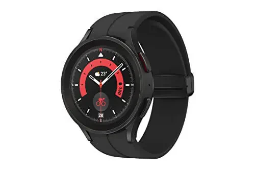SAMSUNG Galaxy Watch 5 Pro 45mm Bluetooth Smartwatch с отслеживанием тела, здоровья, фитнеса и сна, черный (восстановленный) - 1