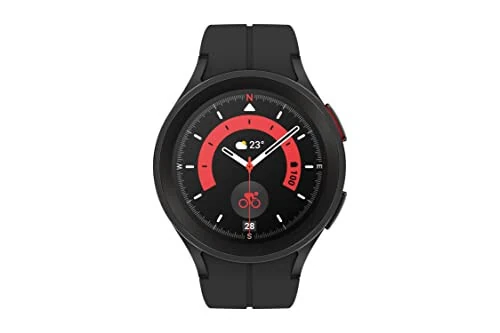 SAMSUNG Galaxy Watch 5 Pro 45mm Bluetooth Smartwatch с отслеживанием тела, здоровья, фитнеса и сна, черный (восстановленный) - 6