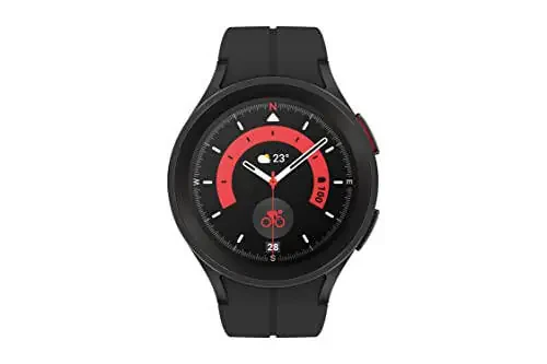 SAMSUNG Galaxy Watch 5 Pro 45mm Bluetooth Smartwatch с отслеживанием тела, здоровья, фитнеса и сна, черный (восстановленный) - 6