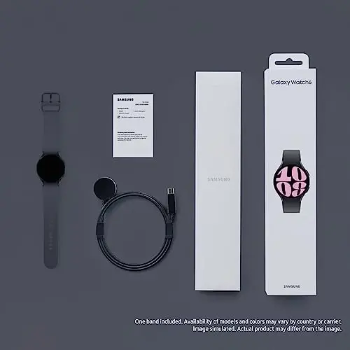 SAMSUNG Galaxy Watch 6 40mm Bluetooth Smartwatch, Fitness Tracker, Personalized HR Zones, Advanced Sleep Coaching, Heart Monitor, BIA Sensor, Health Wellness Insights, Big Screen, US Version, Graphite - 2