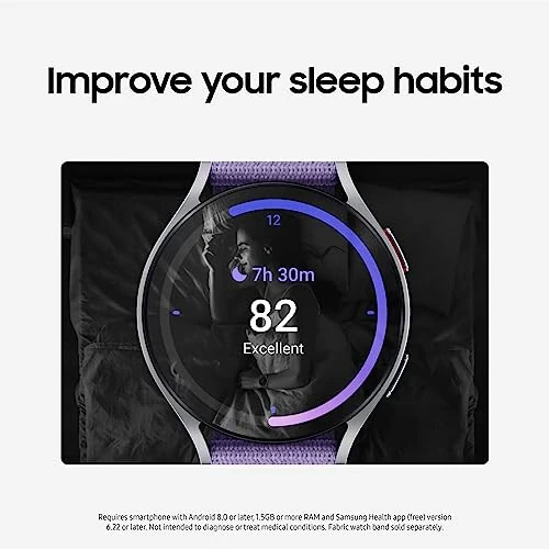 SAMSUNG Galaxy Watch 6 40mm Bluetooth aqlli soati, Fitness Tracker, Shaxsiylashtirilgan yurak urish zonaslari, Ilg'or uyqu murabbiyligi, Yurak monitori, BIA sensori, AQSh versiyasi, Oltin (yangilangan) - 2