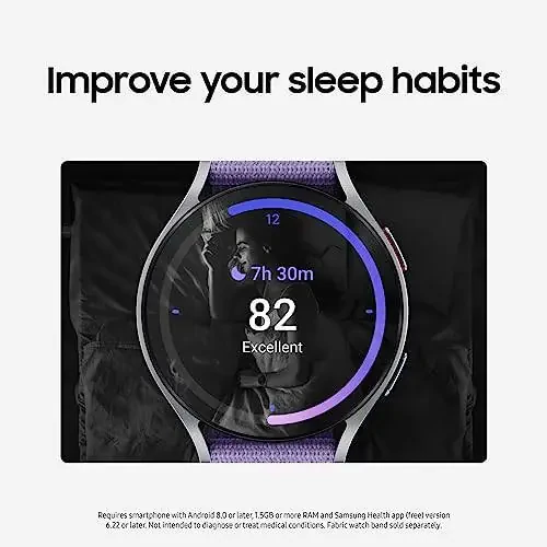 SAMSUNG Galaxy Watch 6 40mm Bluetooth aqlli soati, Fitness Tracker, Shaxsiylashtirilgan yurak urish zonaslari, Ilg'or uyqu murabbiyligi, Yurak monitori, BIA sensori, AQSh versiyasi, Oltin (yangilangan) - 2