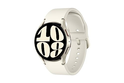 SAMSUNG Galaxy Watch 6 40mm Bluetooth aqlli soati, Fitness Tracker, Shaxsiylashtirilgan yurak urish zonaslari, Ilg'or uyqu murabbiyligi, Yurak monitori, BIA sensori, AQSh versiyasi, Oltin (yangilangan) - 1
