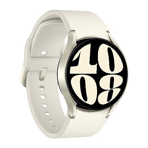 SAMSUNG Galaxy Watch 6 40mm Bluetooth aqlli soati, Fitness Tracker, Shaxsiylashtirilgan yurak urish zonaslari, Ilg'or uyqu murabbiyligi, Yurak monitori, BIA sensori, AQSh versiyasi, Oltin (yangilangan) - 7