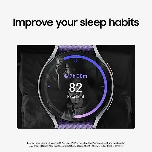 Samsung Galaxy Watch 6 40mm LTE Smartwatch, Fitness Tracker, Personalized HR Zones, Advanced Sleep Coaching, Heart Monitor, BIA Sensor for Health Wellness Insights, Big Screen, US Version, Graphite - 4