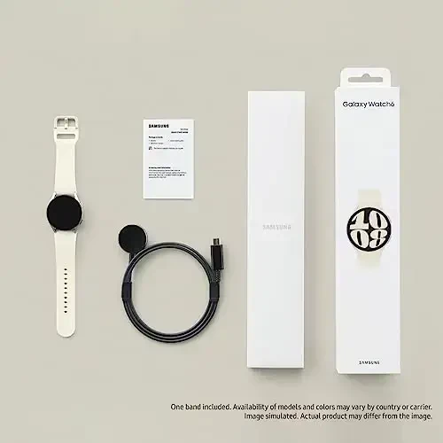 Samsung Galaxy Watch 6 40mm LTE Smartwatch, Fitness Tracker, Moslashtirilgan HR Zonalar, Uyqu bo'yicha ilg'or trening, Yurak monitori, Sog'lomlik haqida tushuncha uchun BIA sensori, Katta ekran, AQSh versiyasi, Oltin - 3