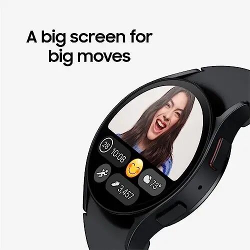 Samsung Galaxy Watch 6 40mm LTE Smartwatch, Fitness Tracker, Personalized HR Zones, Advanced Sleep Coaching, Heart Monitor, BIA Sensor for Health Wellness Insights, Big Screen, US Version, Graphite - 1