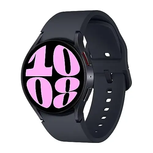 Samsung Galaxy Watch 6 44mm Bluetooth Smartwatch, Fitness Tracker, Personalized HR Zones, Advanced Sleep Coaching, Heart Monitor, BIA Sensor, Health Wellness Insights, Big Screen, US Version, Graphite 