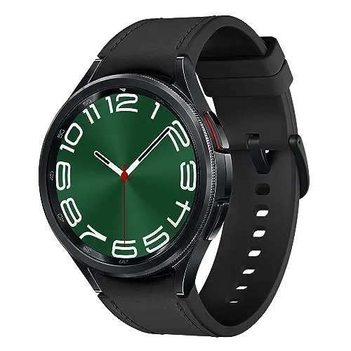 SAMSUNG Galaxy Watch 6 Classic 47mm LTE Akıllı Saat, Dönen Çerçeve, Fitness Takibi, Kişiselleştirilmiş HR Bölgeleri, Gelişmiş Uyku Koçluğu, Kalp Monitörü, BIA Sensörü, Sağlık İçgörüleri, ABD Versiyonu, Siyah 