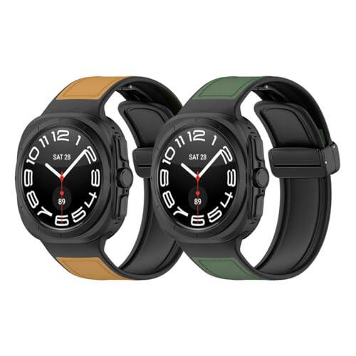 Samsung Galaxy Watch 7 Ultra 47mm uchun mos keladigan Silikon Teri Bantlar, Zaxira Bilaguzuk Bantlari, Galaxy Watch 7 Ultra 47mm Aqlli Soat Aksessuarlari - 1