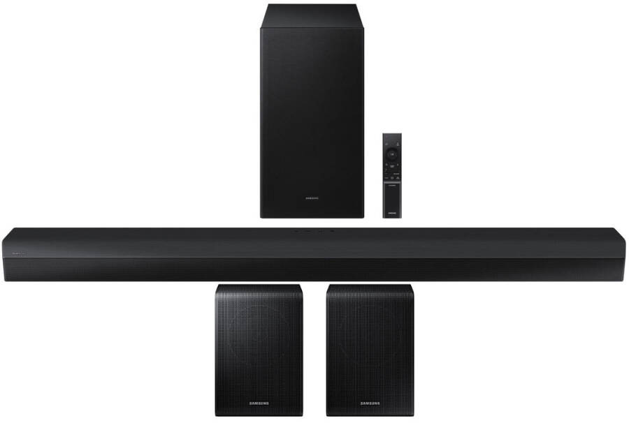 Samsung HW-B750D 5.1 kanal saundbar va subwoofer, Dolby Digital va Samsung SWA-9200S 2.0 kanal simsiz orqa surround ovoz kolonkalari (2024) - 1