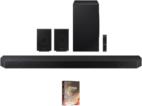 Samsung HW-Q990D 11.1.4 Kanal Ses Çubuğu, Gerçek Dolby Atmos Sesli 2 Yıllık Amber Koruma Planı (2024) - 1