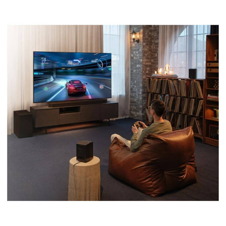 Samsung HW-Q990D - Q-Serisi - soundbar sistemi - ev sineması için - 11.1.4 kanal - kablosuz - Bluetooth, Wi-Fi - Uygulamayla kontrol edilen - 656 Watt (toplam) - grafit siyahı - 6