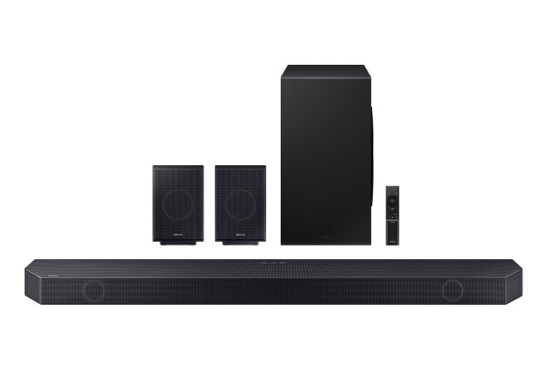 SAMSUNG Q-Series 11.1.4ch simsiz Dolby Atmos Soundbar + Q-Symphony HW-Q990C/ZA orqa ulanadigan karnaylar - 1