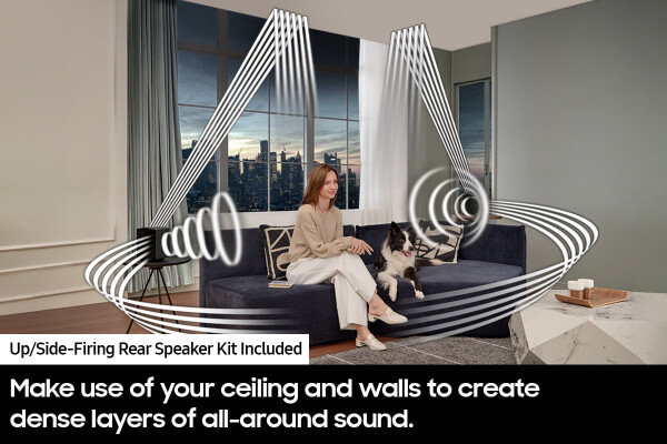 SAMSUNG Q-Series 11.1.4ch Wireless Dolby Atmos Soundbar + Rear Speakers w/ Q-Symphony HW-Q990C/ZA - 10