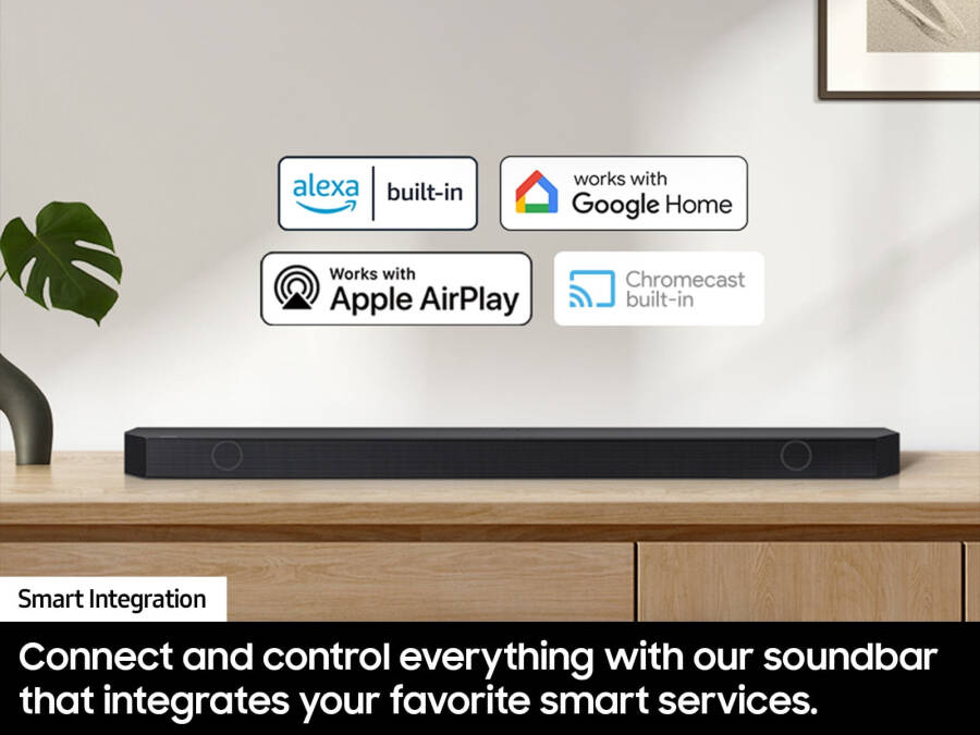 SAMSUNG Q-Series 9.1.2ch Wireless Dolby Atmos Soundbar + Rear Speakers w/ Q-Symphony HW-Q910D/ZA - 11