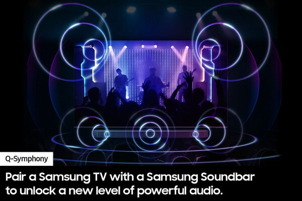 SAMSUNG Q-серии 11.1.4-канальный беспроводной Dolby ATMOS Soundbar + тыловые динамики с Q-Symphony HW-Q990D - 7