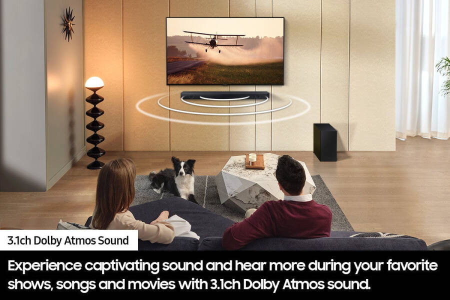 SAMSUNG Q-series 3.1ch. Dolby ATMOS Soundbar with Q-Symphony HW-Q6CC - 7
