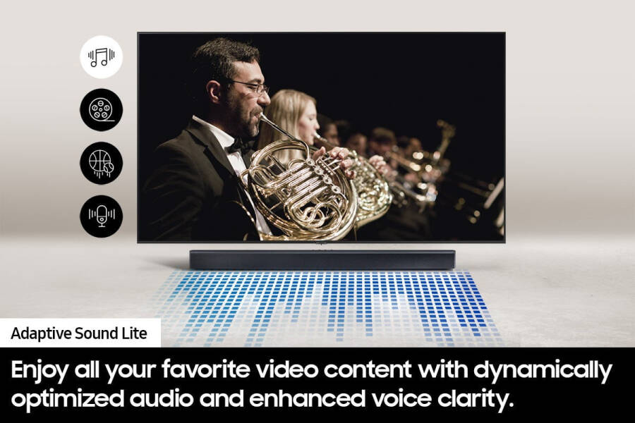 SAMSUNG Q-series 3.1ch. Dolby ATMOS Soundbar with Q-Symphony HW-Q6CC - 8