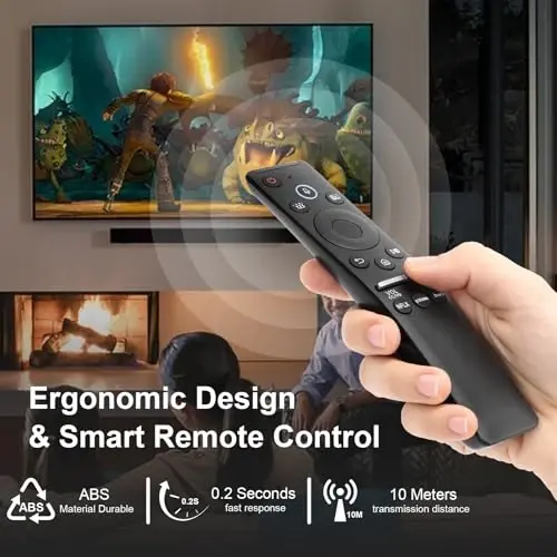 for Samsung-Smart-TV-Remote, Only Replacement for Samsung Smart TVs with Voice Control - 3