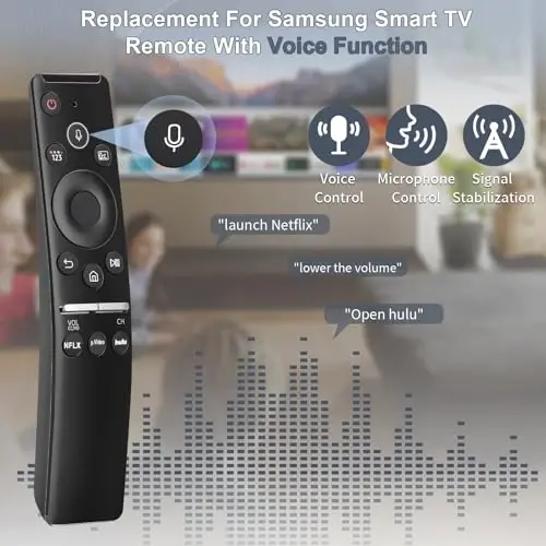 for Samsung-Smart-TV-Remote, Only Replacement for Samsung Smart TVs with Voice Control - 4