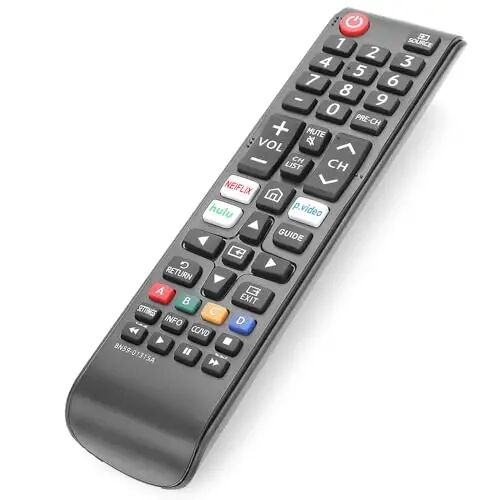 Samsung Smart TV uchun Gvirtue BN59-01315A masofadan boshqarish pulti, barcha Samsung LED QLED LCD 6/7/8/9 seriyali 4K UHD HDTV HDR tekis egri Smart TV uchun masofadan boshqarish pultini almashtirish, Netflix, Prime Video va Hulu tugmasi bilan - GVIRTUE