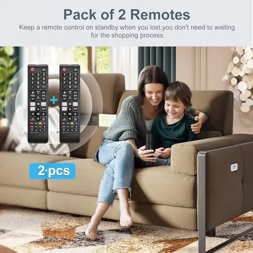 Samsung Smart TV uchun universal masofaviy boshqaruv almashtirish (2 ta to'plamda) - 4