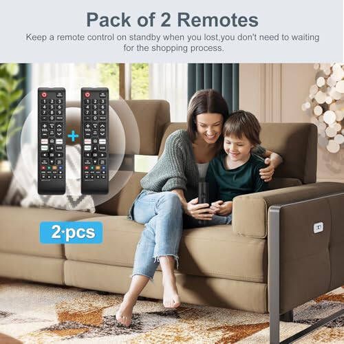 Samsung Smart TV uchun universal masofaviy boshqaruv almashtirish (2 ta to'plamda) - 4