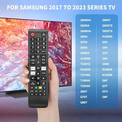 for Samsung-Smart -TV-Remote-Control-Replacement,Universal for All Samsung Frame Curved QLED TVs - ANGROX (1)