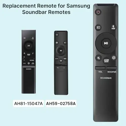 Samsung Sound Bar pulti uchun, Samsung Soundbar uy teatri audio o'rab turgan ovoz karnaylar tizimini almashtirish (AH59-02767A) - 3