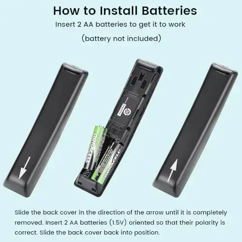 Samsung Sound Bar pulti uchun, Samsung Soundbar uy teatri audio o'rab turgan ovoz karnaylar tizimini almashtirish (AH59-02767A) - 5