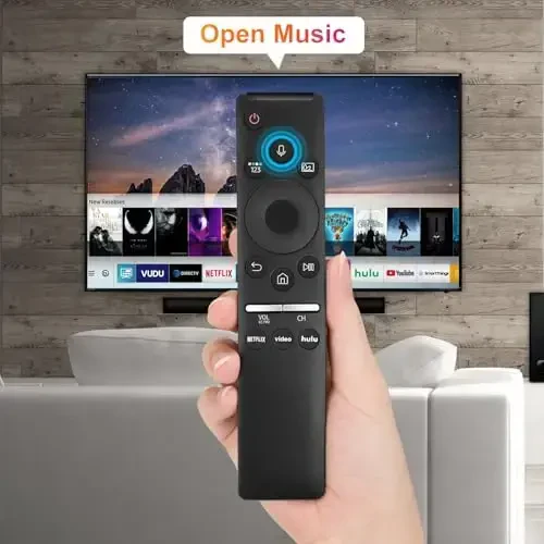 Samsung-TV-Remote Control uchun almashtiriladigan ovozli masofadan boshqarish pulti, barcha ovozli funktsiyali Samsung Smart Curved Frame QLED LED LCD 8K 4K televizorlari bilan mos keladi - 6