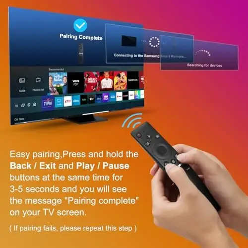 Samsung-TV-Remote Control uchun almashtiriladigan ovozli masofadan boshqarish pulti, barcha ovozli funktsiyali Samsung Smart Curved Frame QLED LED LCD 8K 4K televizorlari bilan mos keladi - 3