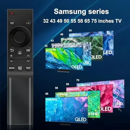 Replacement for Samsung TV Remote Control - Universal Smart Remote Compatible with All Samsung Smart TVs (2010-2024 Models) QLED UHD 8K 4K HDR LED Curved LCD Frame TV - 2