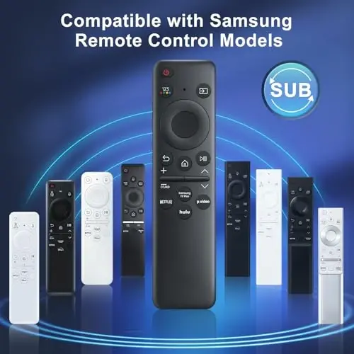 Rechargeable Remote for Samsung-TV-Remote-Control-Replacement,Compatible with Samsung Frame Crystal UHD Neo QLED OLED 4K 8K Smart TVs - 3