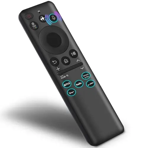 Replacement for Samsung TV Remote Control, for All 2019-2025 Samsung Remote Control for Smart TV with Voice Control. No Solarcell/Charger 