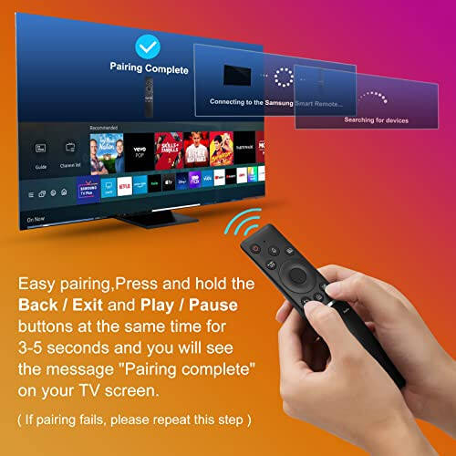 Replacement Voice Remote for Samsung-TV-Remote Control Compatible for All Samsung with Voice Function Smart Curved Frame QLED LED LCD 8K 4K TVs - 5