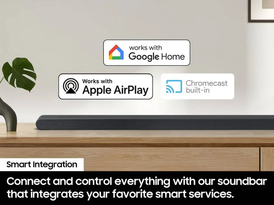 SAMSUNG Ultra ingichka 3.1 ch Simsiz Dolby ATMOS Soundbar Q-Symphony xususiyati bilan HW-S700D - 9