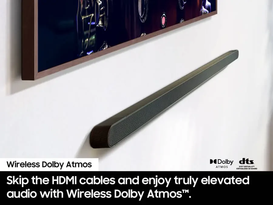 SAMSUNG Ультратонкий беспроводной саундбар Dolby ATMOS 3.1 с функцией Q-Symphony HW-S700D - 7
