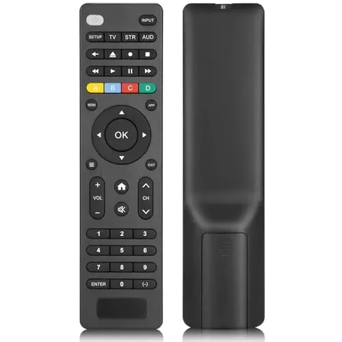 Samsung/LG/Sony/Onn/RCA/Vizio/Hisense/Sony/Philips va boshqalar uchun Universal Pult TV, DVD Blu-ray Soundbar Media Player Set-Top Box uchun, Oddiy O'rnatish, 3-Qurilma 
